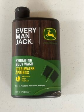 Every Man Jack Hydrating Body Wash - Steelwater Springs (Green/Brown)